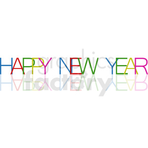 190 Happy new year clipart - Graphics Factory