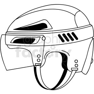 hockey helmet clipart design