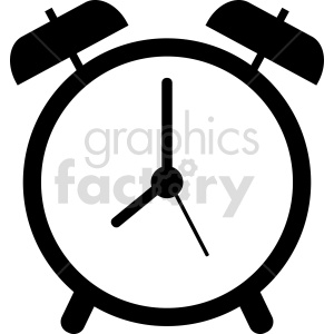 alarm clock vector graphic clipart 5