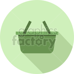 basket vector icon graphic clipart 2