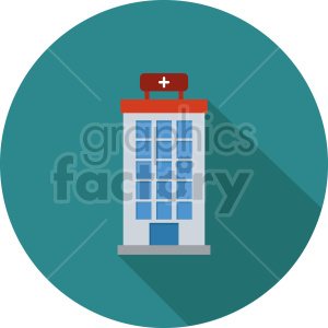 isometric hospital vector icon clipart 3