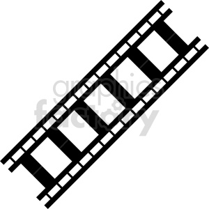 isometric film strip vector icon clipart 4