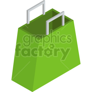   isometric shopping bag vector icon clipart 7 