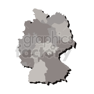 Abstract Map of Germany