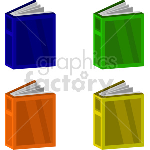 book vector clipart bundle