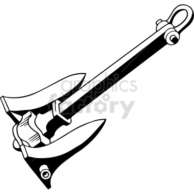 Black and White Anchor