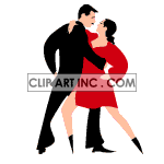 animated couple doing the tango