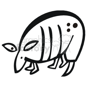 Aardvark line art