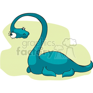 Funny Cartoon Dinosaur - Cute Sauropod