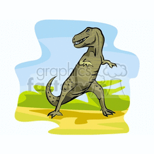 Cartoon T-Rex - Fun Dinosaur