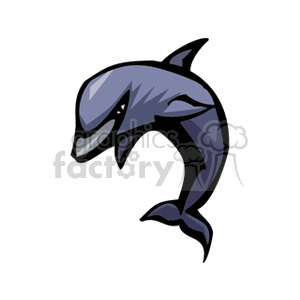 Illustrated Image of a Dolphin
