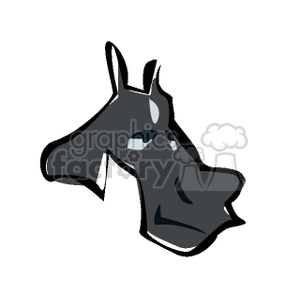 Stylized Horse Head – Farm Animals Artwork