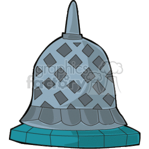 Stylized gray bell