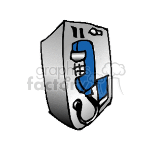 Cartoon of a Payphone