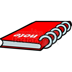 Red notebook