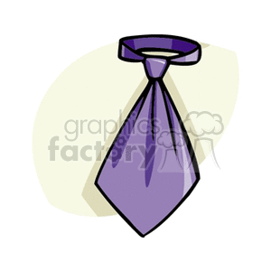 Purple Necktie for Business and Fashion Designs
