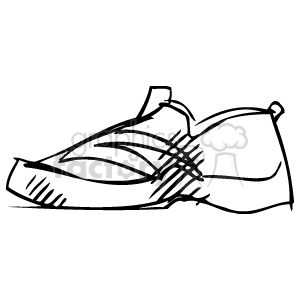 drawing of a sneaker