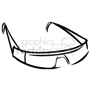 Black and White Safety Glasses