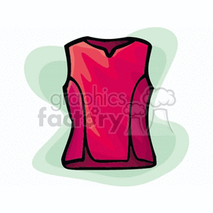 Red Sleeveless Vest