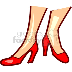 Women's red heels