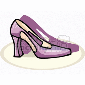 Pink High-Heeled Shoes