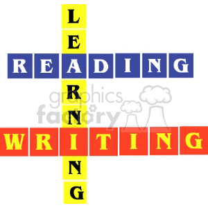 Cartoon spelling learning reading writing