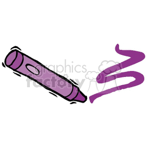 Purple Crayon for Education and Preschool