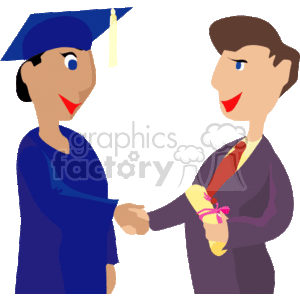 Graduation Handshake