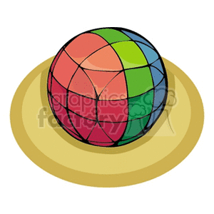 Colorful Spherical Puzzle