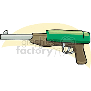 Paintball Gun Image with Green Top