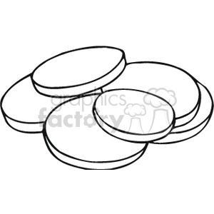 A clipart image of casino chips, often associated with gambling and casinos.