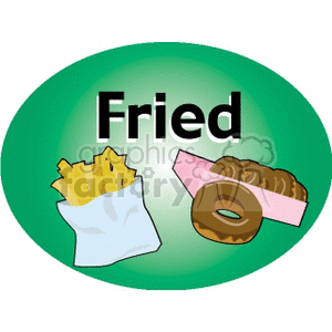 Fried Foods : French Fries and Doughnuts