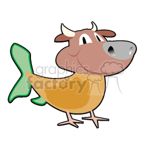 Cow-Chicken-Fish Hybrid