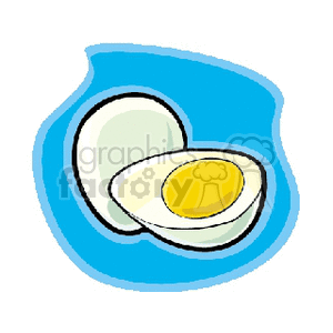 Hard-Boiled Egg with Yolk