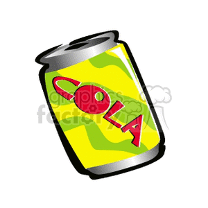 Colorful Cola Can