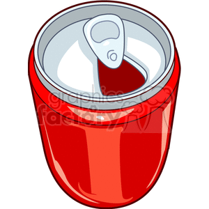 Red Beverage Can