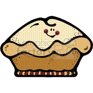 Happy baked pie