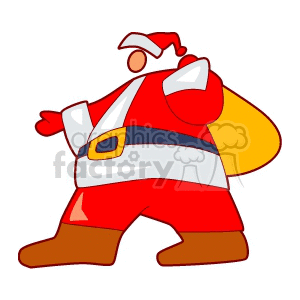 Santa Claus with Gift Sack