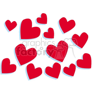 Red Hearts for Valentine's Day