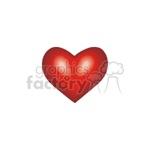   This is an image of a large, glossy red heart, which could symbolize love, affection, or be associated with events like weddings, Valentine