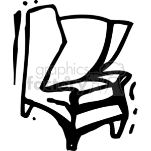 Stylized Chair Drawing