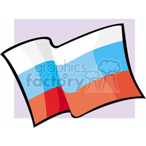 flag of Russia card