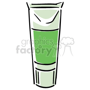 Green Cream Tube Packaging