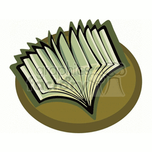 Clipart of a wad of bank notes, being flicked through 