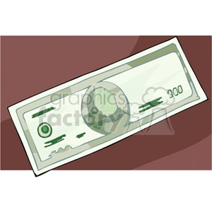 Image of Green Paper Currency Note