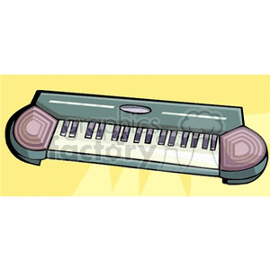 Cartoon Electric Keyboard