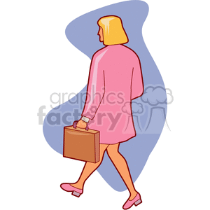 Businesswoman with Briefcase