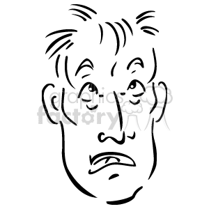 Line Drawing of Person's Face