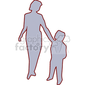 Parent and Child Silhouette: Love and Family