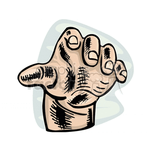 Comic Style Hand